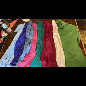 Work button down shirts lot of 8